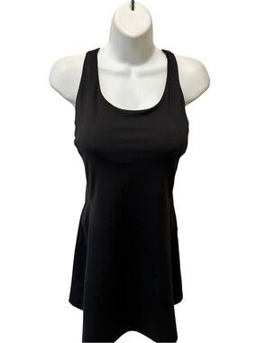 Body Glove Black Swim Cover Up Sz M Criss Cross Back Swim Beach Pool Comfort Sun